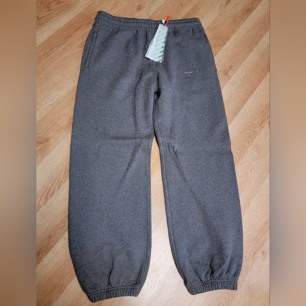 Off-white grey sweatpants